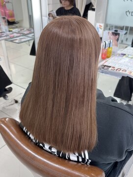 フォルテ 中田店 1回ブリーチで叶うベージュカラー