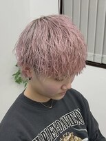 シーバイスリー 綱島(C×3) ペールピンク×ツイストスパイラルパーマ