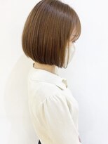 モリオ フロム ロンドン 成増店&nbsp;【morio成増/玉井】コンパクトボブ　明るめベージュ