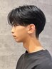 メンズカット + 縮毛矯正 + ダメージ補修TR ¥12000