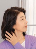 40代50代60代ショート/白髪ぼかし/ハイライト/髪質改善/入間　