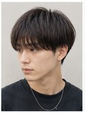 シースルーバングマッシュ