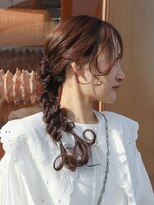 マッシュ アドベ 八戸ノ里(MASHU ADOBE)&nbsp;【ヘアアレンジ】品よく可愛く編み下ろしシニヨン/20代・30代