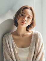 ロッソ 大橋店(Rosso) 明るめブラウンの軽やかボブ【大橋】