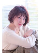 シュガー 仙台宮城野区(&Sugar)&nbsp;20代/30代/パーマボブ/切りっぱなし/外ハネ/小顔/大人可愛い