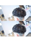 ツイストスパイラルパーマ波巻きスパイラルパーマスキンフェード