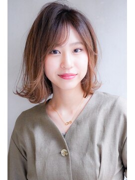 レニーバイエース(LANY by ACE) 【LANY 横浜】 大人可愛いミディアムボブ×スモーキーベージュ