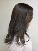 暗めでも透明感カラー(^^)