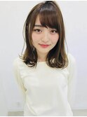 shiwu人気ワンカールミルクティーベージュ