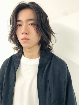 コクーン 銀座(Cocoon) センターパートミディ#コンマヘア#アップバング