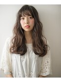 ゆる巻きロング×アースカラー/ゆるふわ巻き/くるくる春パーマ
