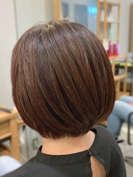 グラッシー センター北店(GLASSI) 【GLASSI】大人かわいい小顔ショート★デザインカラー★髪質改善