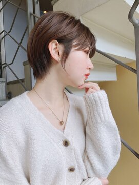 ロンド ストラーダ 心斎橋(Lond strada) ショート×ハイライト白髪ぼかし×シルキーベージュ[心斎橋]