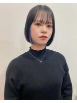 ナップヘアー NAP hair 【インナーカラー】透明感たっぷりブルー