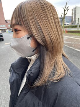 へアサロンアンドカフェガーデン(hair salon&cafe GARDEN) ミルクティーベージュ/ダブルカラー/ケアブリーチ