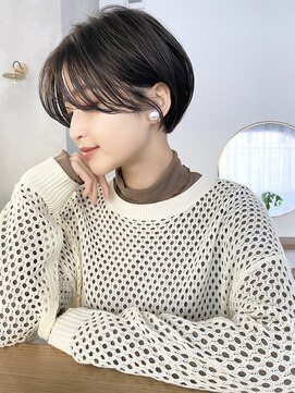 サークル(circle) 大人可愛い20代30代40代50代小顔ショートボブ丸みショートくびれ