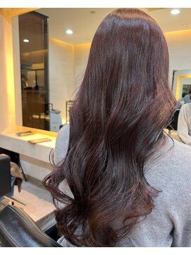 アージェガーデン(AGEE GARDEN) サンセットピンクブラウン/ピンクブラウン/レイヤーロング/20代