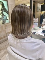 ゼンコー キチジョウジ シェール(ZENKO KICHIJOJI chere) グレージュ×バレイヤージュ/外ハネボブ/吉祥寺