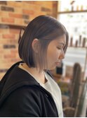 【スノウカラー特集】バングカラーシルバー×リッチブラック