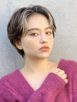 アンドレイ 表参道(andrey) [ANDREY]グレーベージュ/レイヤーロング/前髪パーマ黒髪カタログ