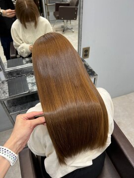 オズ 郡山桑野店(OZ) イメチェンハッシュカットフルバング似合わせレッドブラウン