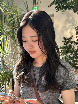 ヲタク(wotaku.) ダークグレージュダークブラウン暗髪カラー透明感カラー髪質改善