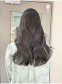 オリーブグレージュ髪質改善レイヤーカット韓国ヘア【横浜】