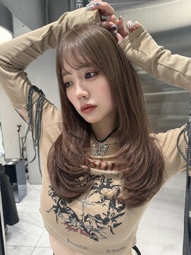 レディアル 渋谷(REDEAL) 韓国ヘア/ブリーチ/暖色カラー/ワンホン【レイヤー/渋谷】