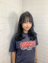 ヘアースペースブルーム プリュス 石橋店(HAIR SPACE BLOOM plus)&nbsp;マリンブルー/髪質改善カラー/透明感カラー/艶髪