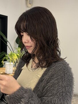 アクセント ヘアーセッション(ACCENT,HAIR SESSION) ミディアムパーマ/ニュアンスパーマ