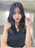 大人可愛い韓国くびれヘア×艶ダークグレー◯伊藤