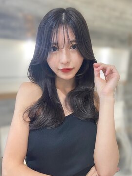 アリュウル 表参道(ALLURE) 大人可愛い韓国くびれヘア×艶ダークグレー◯伊藤