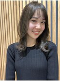 ミントグレージュカラー