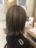 明るく染まる白髪染め3Dヘアカラー＋Aujuaトリートメント＋カット￥17600