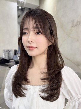 ロンドアヴァントゥス 池袋(Lond aventus) 韓国レイヤー/韓国風/ボブ/髪質改善/黒髪/ブリーチなし〔池袋〕