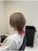 ウルフカット×インナーカラー!
