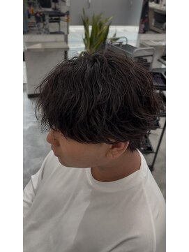 オム ブランシェ(HOMME BLANCHE’) 【Ryo】シャドウフェザーパーマ×シースルーバング