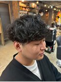 メンズカットパーマ/ニュアンスパーマ/フェザーパーマ[北千住]