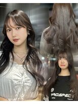 ペレ 渋谷(PELE)&nbsp;くびれヘア/アプリコットオレンジ/夏のヘアアレンジ/渋谷