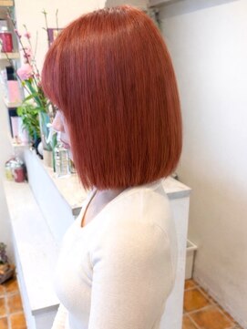 アウラ(AULA) 【82.ショートカット・ボブ×ブリーチ】縮毛矯正も人気