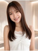 sins髪質改善ストレート/艶カラー/ MIYU