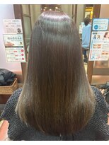 グレースバイハピネス(grace by happiness) 髪質改善トリートメント×天使の艶カラー7.11ミルクブラウン