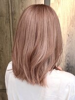 ナフィ バイ エイム 町田店(Nafie by eim)&nbsp;透明感たっぷりミルクティーピンクベージュ/ふわっとレイヤー