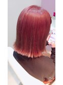 《Merci》ベリーピンクベージュ+切りっぱなしボブ