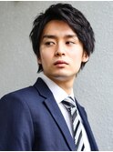メンズ　髪型　ビジネス 30代