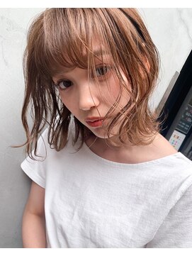 シー バイ ロンド 新宿(Sea by Lond) 【遠藤 駿】パーマで簡単スタイリング☆デザインカラー新宿