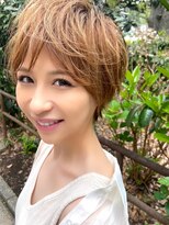 クラン(clan)&nbsp;前下がりボブ/モテ髪カタログ/小顔に見せるヘア/前髪カット