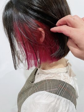 オーティティ(O-TETE) O-tete ピンクレッドインナーカラー