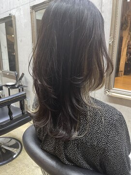 モノコウベ(MONO KOBE) インナーベージュウルフレイヤーこなれミディ