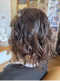 グラデーションカラー＋華やかヘアセット